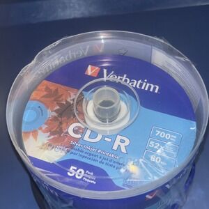 Verbatim 50 Pack Printable CD-R